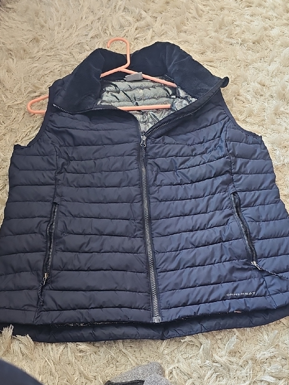 Columbia Navy Blue Quilted Puffer Vest